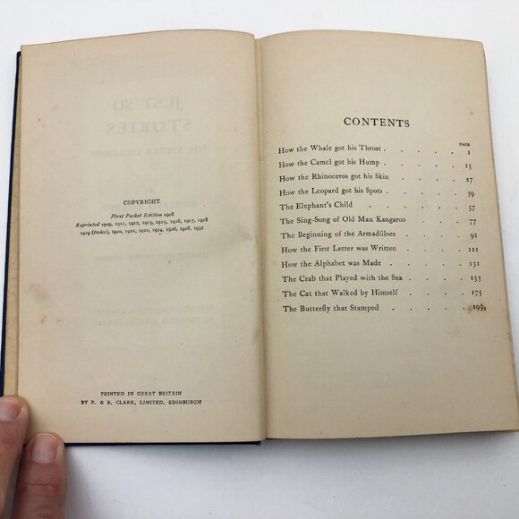 Just So Stories Rudyard Kipling 1931 MacMillan and Co. Limited London - Picture 7 of 11